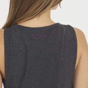 Canotta palestra da donna NISHER grigio scuro