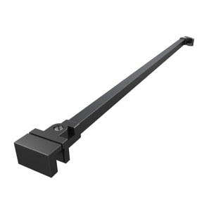 Walk-in Bras de montage pour paroi de douche 120 cm , Noir (ZAV3C)