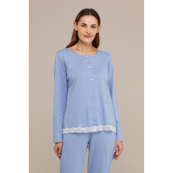 Pigiama donna 100% cotone josy Noidinotte