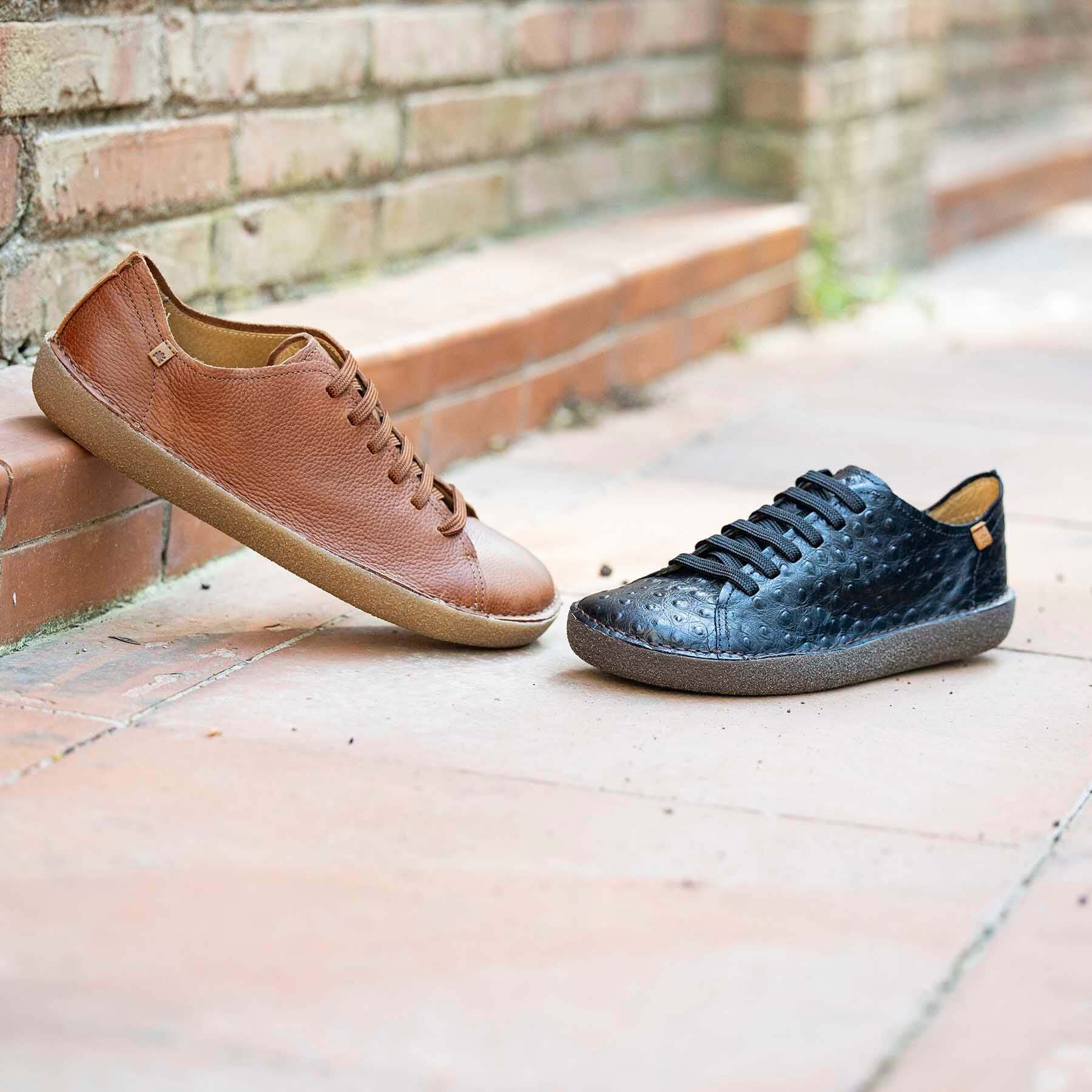 Zapatos N6064 OSTRICH BLACK/ TAMI color Black