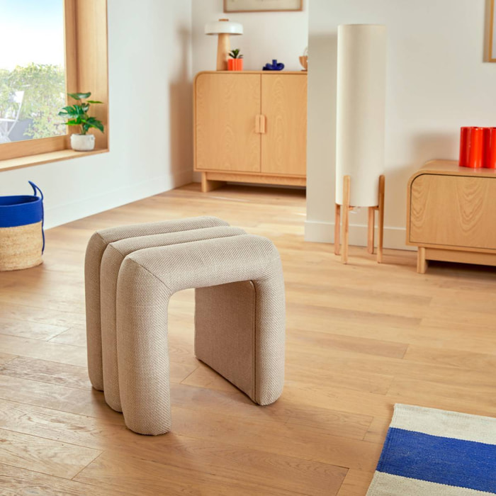Pouf Sisco argile