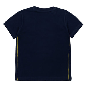 T-shirt jersey con stampa high density Polo Club St Martin Blu