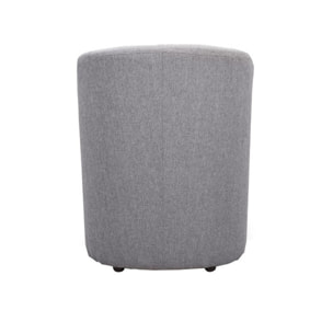 Fauteuil cabriolet en tissu avec accoudoirs - LILOU