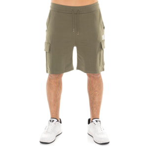 Pantaloncini cargo da uomo in twill elasticizzato Leone Easy