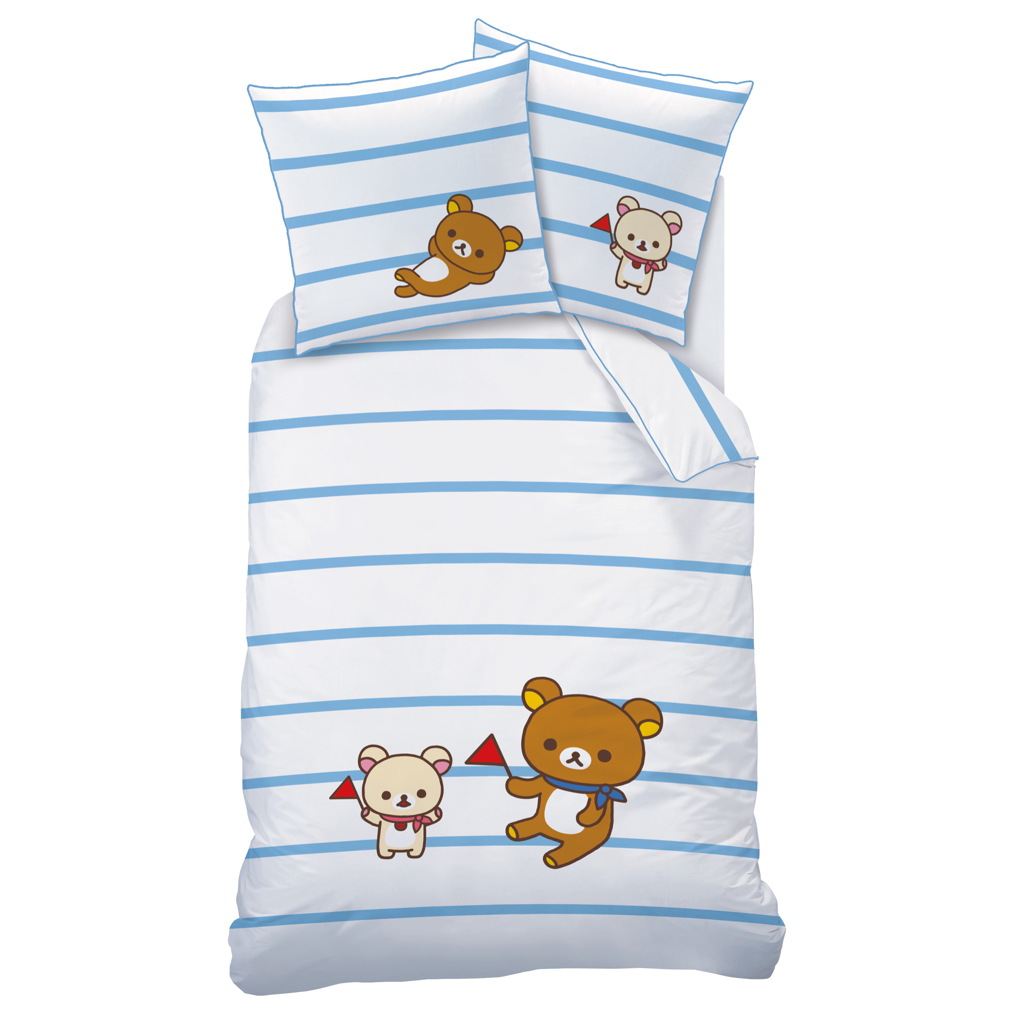 Parure enfant 100% coton, RILAKKUMA MARINE