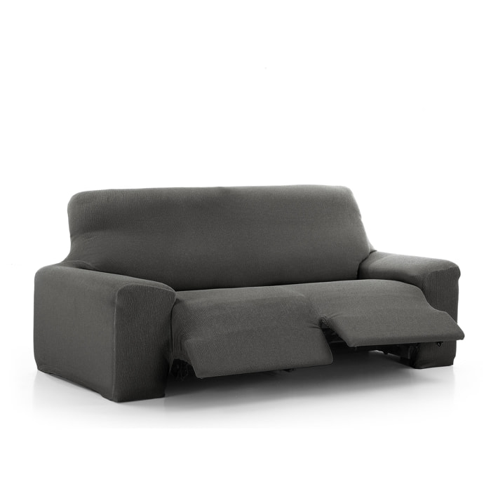 Funda de Sofá Elástica 3 plazas relax Vera Antracita Nordic-Home