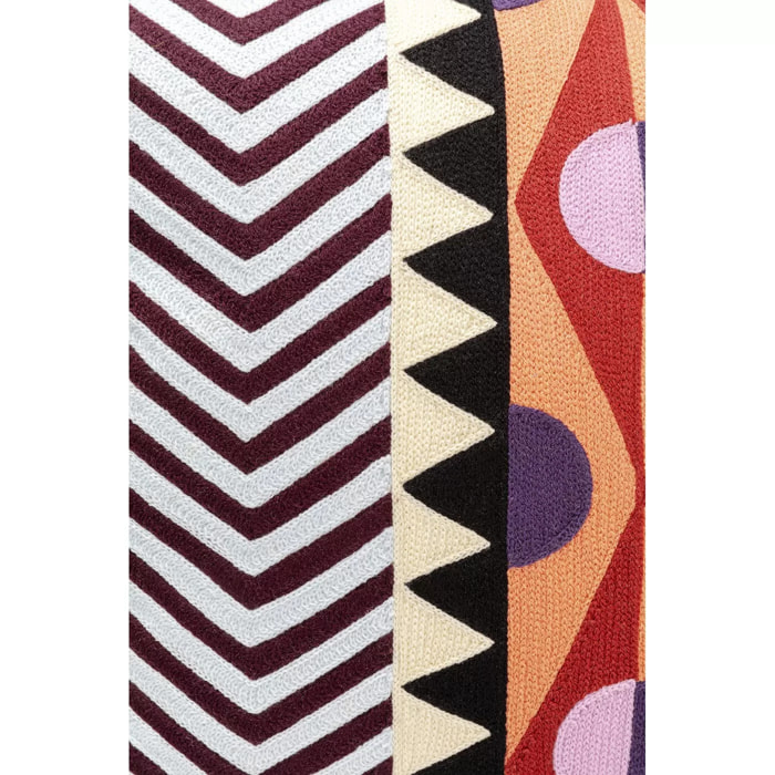 Coussin Colour Block cercles Kare Design