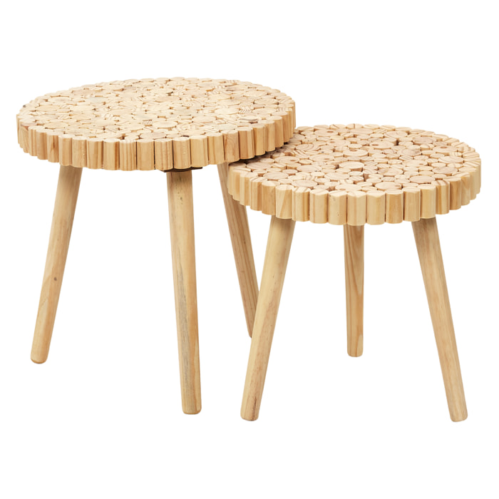 Table Gigogne Rondin