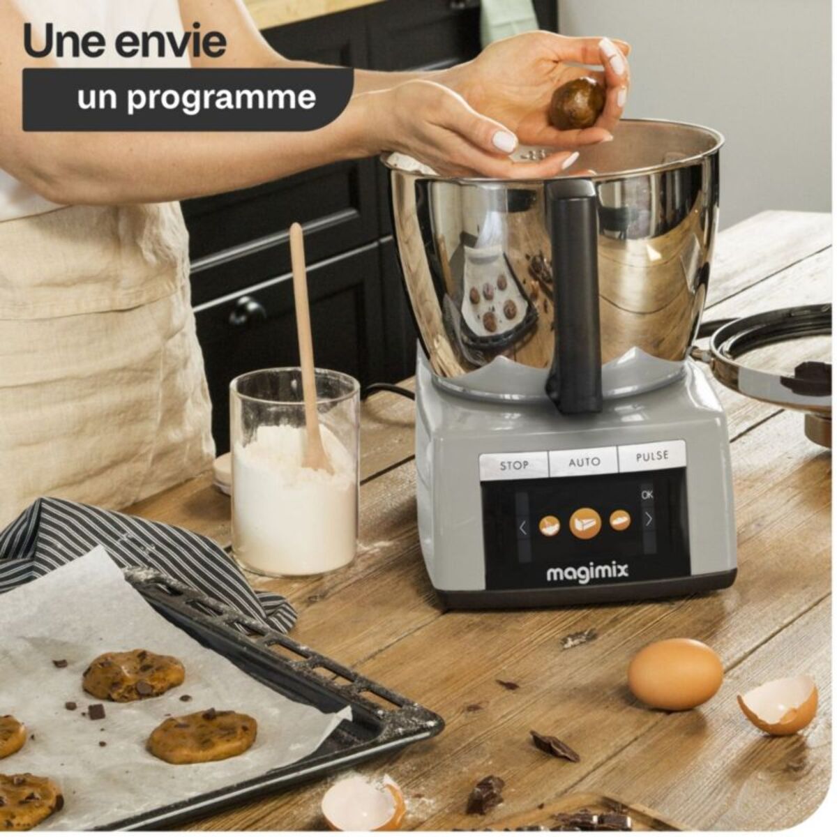 Robot cuiseur MAGIMIX Cook Expert Connect Chrome 18913