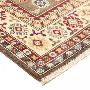 Tapis salon géométrique, noué main en laine, IROSERE