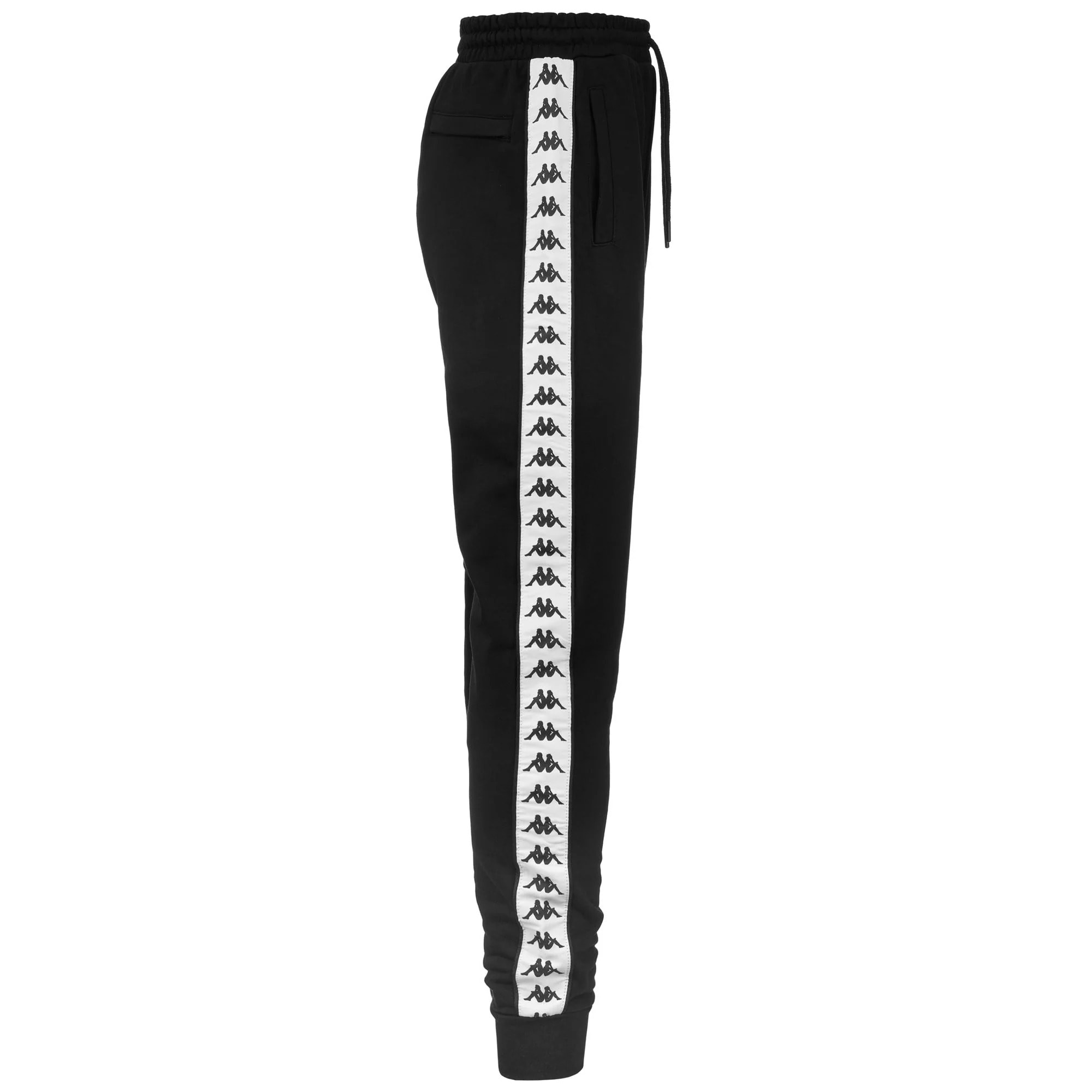 Kappa - Pantalones Hombre Negro - 222 BANDA ALANZ 2