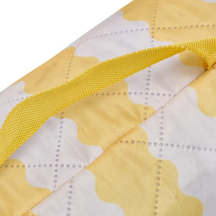 Couverture pour pique-nique jaune 140x175cm