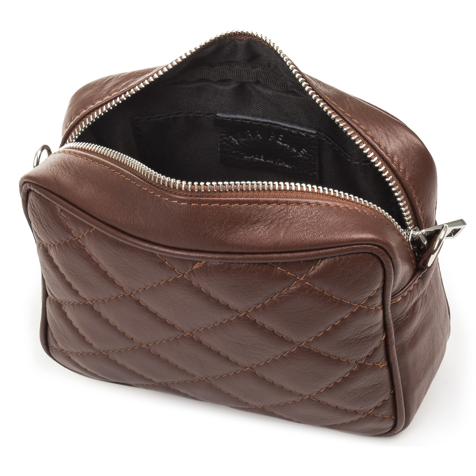 Cleopatra Borsa a tracolla Donna. Pelle autentica Pelle imbottita