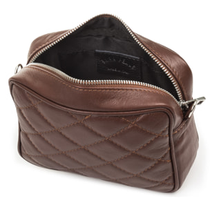 Cleopatra Borsa a tracolla Donna. Pelle autentica Pelle imbottita