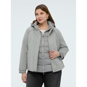 Fiorella Rubino - Giacca 3 in 1 con imbottitura in Sorona® Aura - Grigio