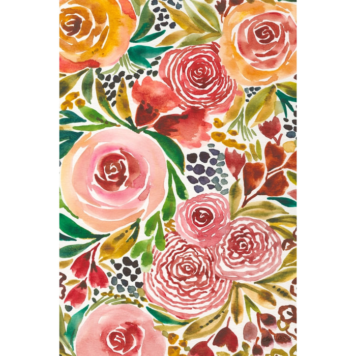 Tableau roses envoutantes Tableau plexiglas