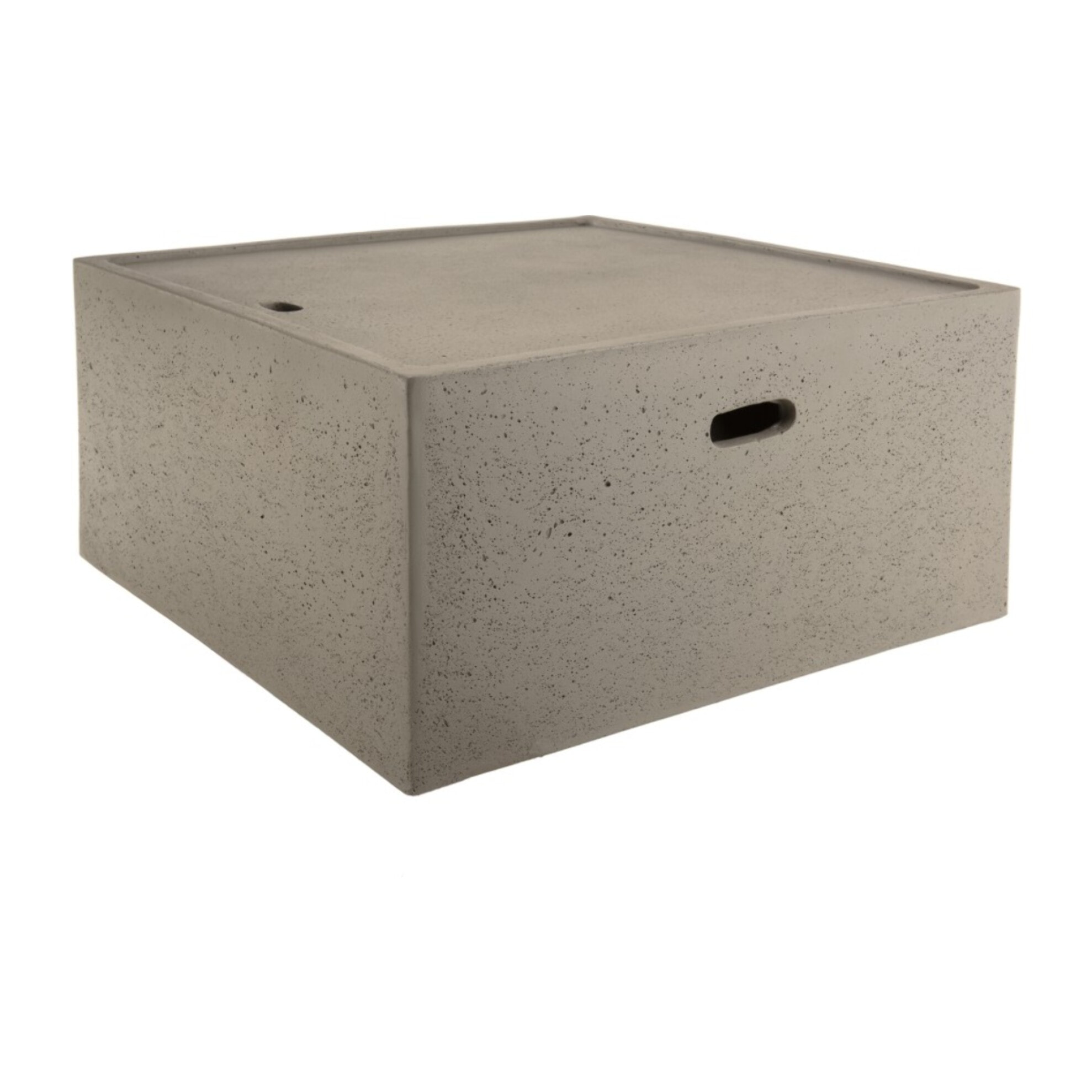 HECTOR - Table basse de jardin carrée 68x68 cm béton