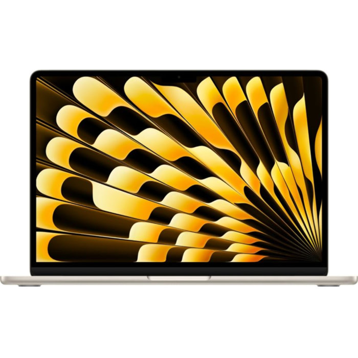 Ordinateur Apple MACBOOK Air 13" Puce M5 CPU 10 / GPU 8 coeurs Mémoire RAM 16Go Stockage 512Go SSD Lumière stellaire