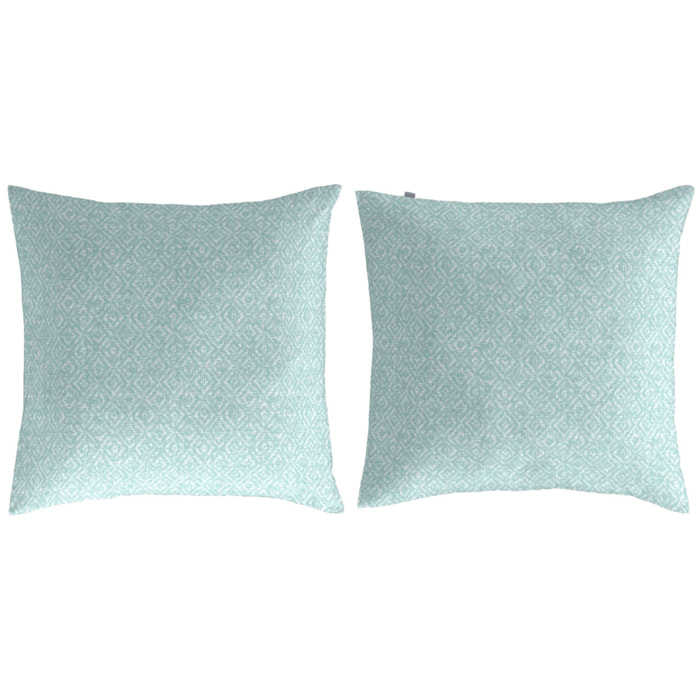 2 Taies d'oreiller en coton 65x65 cm MUSE B