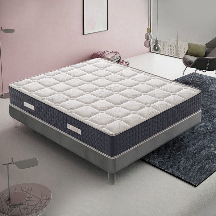 Materasso 150x190 in Memory Foam - Alto 30 cm - 5 cm Memory Foam - Rigidità H3 Mod Orthopedic