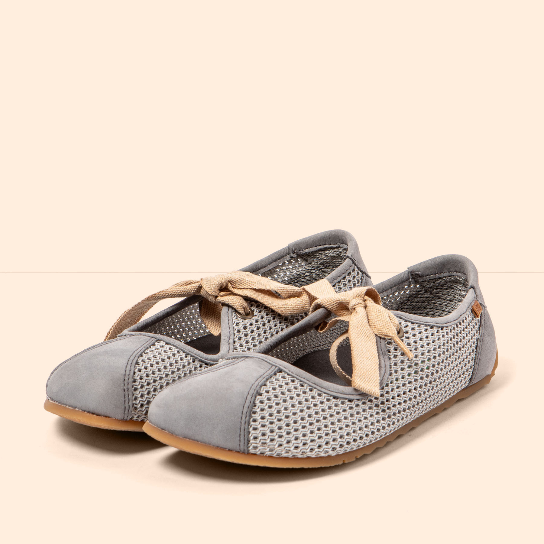Zapatos N5936C MULTI MATERIAL GREY/ ONDINA color Grey