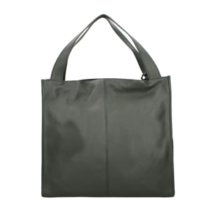 Borsa a spalla da donna - Modello Aelia - Vera pelle - 40.0 x 36.0 x 12.0 cm