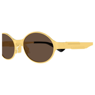 Gafas de Sol Bottega Veneta BV1456S-001 de Metal Unisex 55 mm