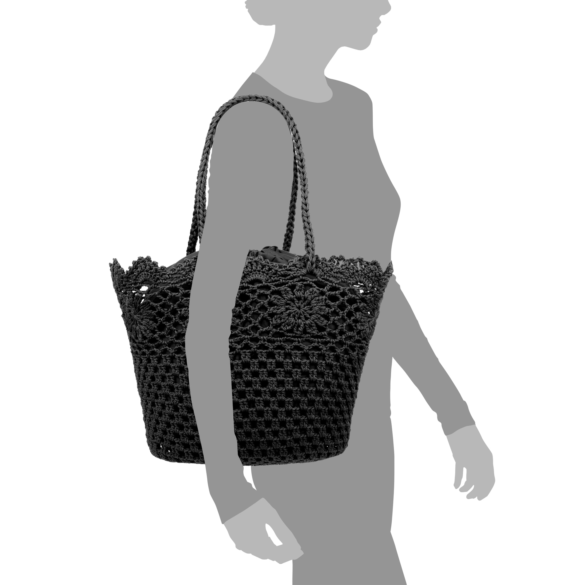 Zerba bolso de hombro mujer. Fabricado en algodón.