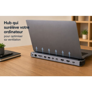Hub ESSENTIELB 11 en 1 USB C 8k