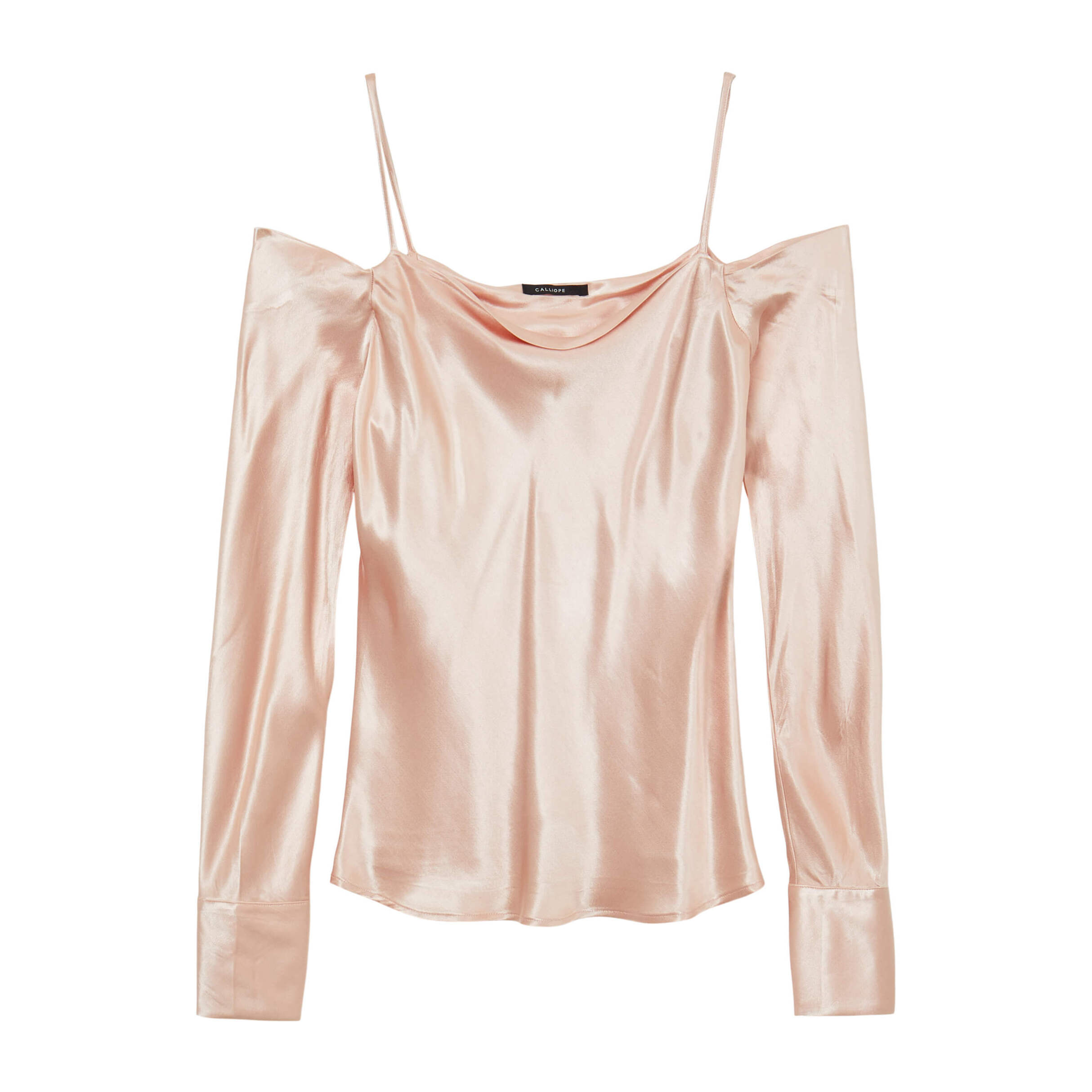 Blusa shiffer in simil satin