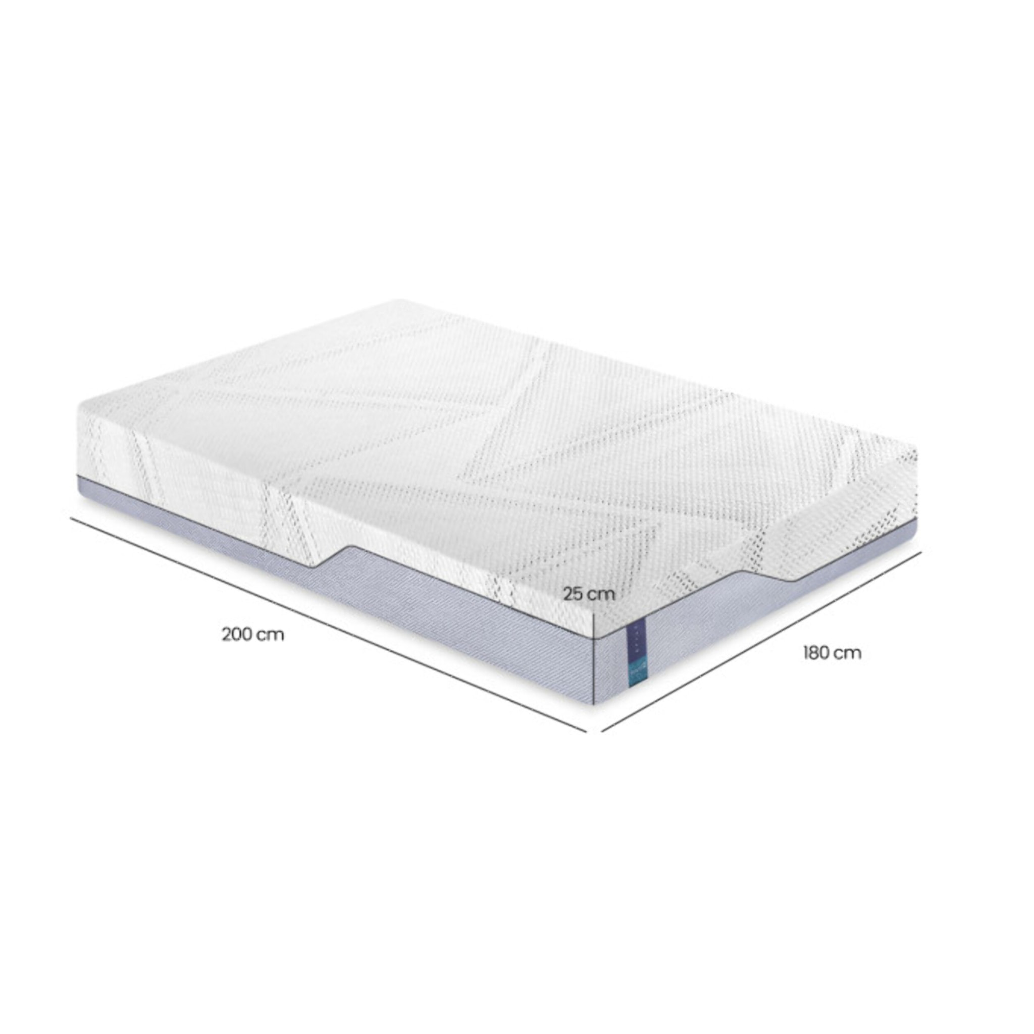 Matelas à mémoire de forme 180 x 200 cm gel classique rafraîchissant – ELITE