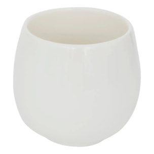 Tasse Nora blanc D5xH5,8cm