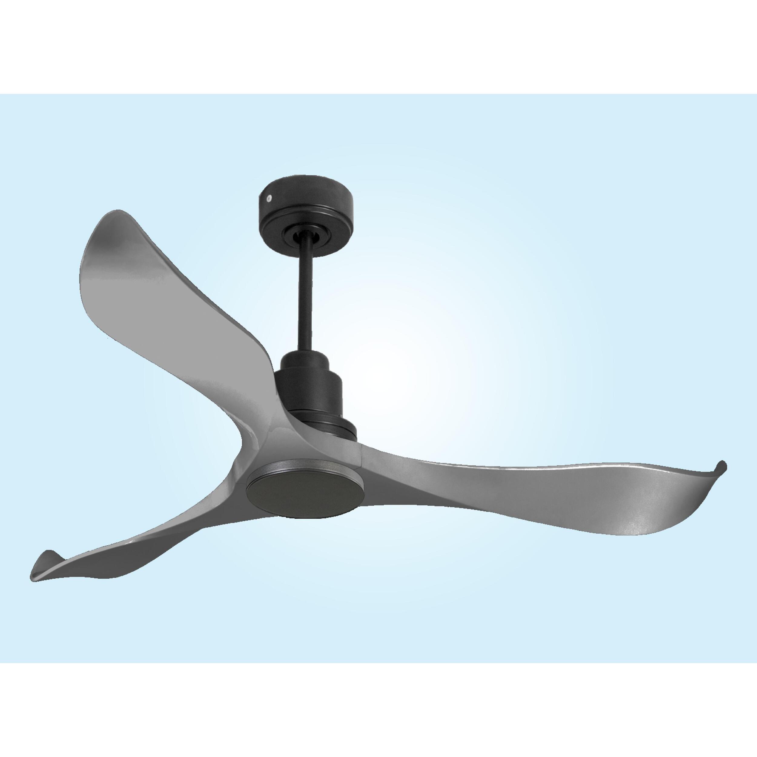 Ventilateur de plafond Réversible  Thermostat Wifi Moteur à courant continu Toits en pente Télécommande Mémoire