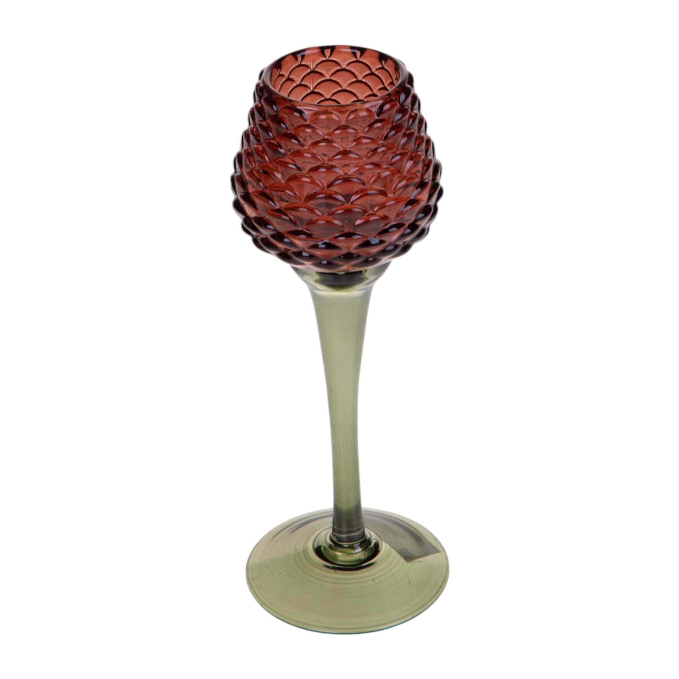 Portacandele calice pigna - Pezzi 3 - 8xH21,1x8cm - Bianchi Dino SpA