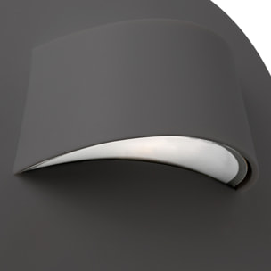 BROW Lampada da parete grigio