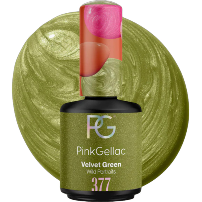 Vernis semi-permanent - 377 Velvet Green - 15 ml