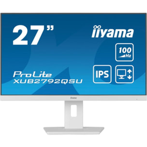 Ecran PC IIYAMA PROLITE XUB2792QSU-W6 27'' Plat IPS