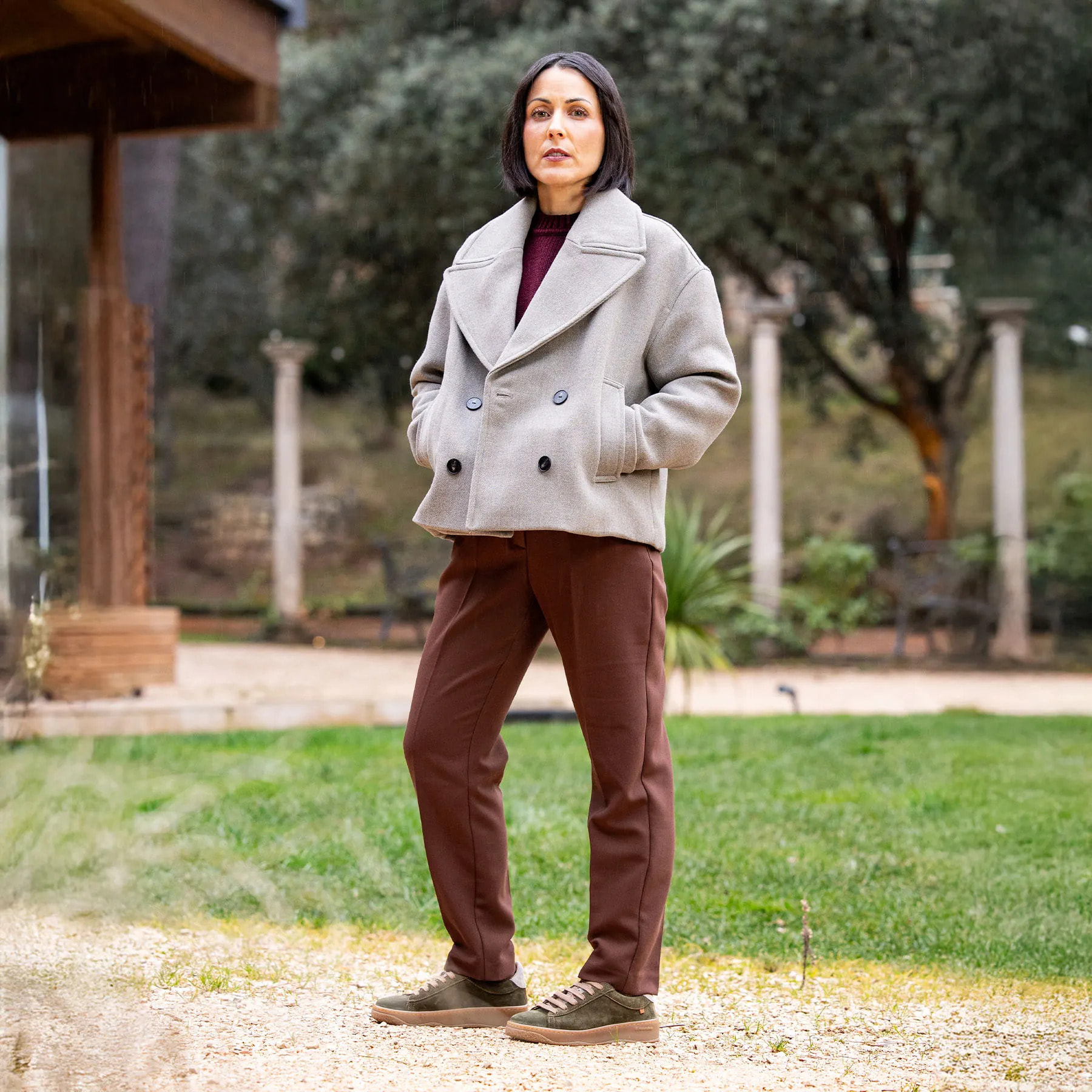 Zapatos N5848 SILK SUEDE BLUE/ GEO color Blue