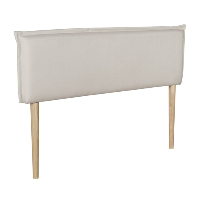 Tête de lit "Jessica" en lin - 160 cm - Beige