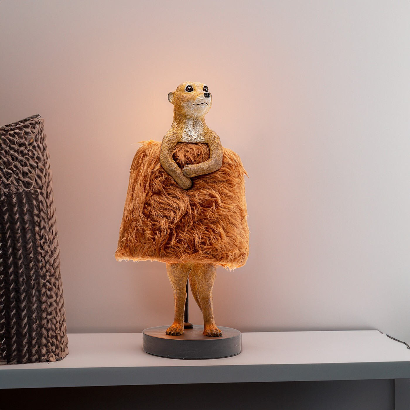 Lampe Animal suricate Fluff Kare Design