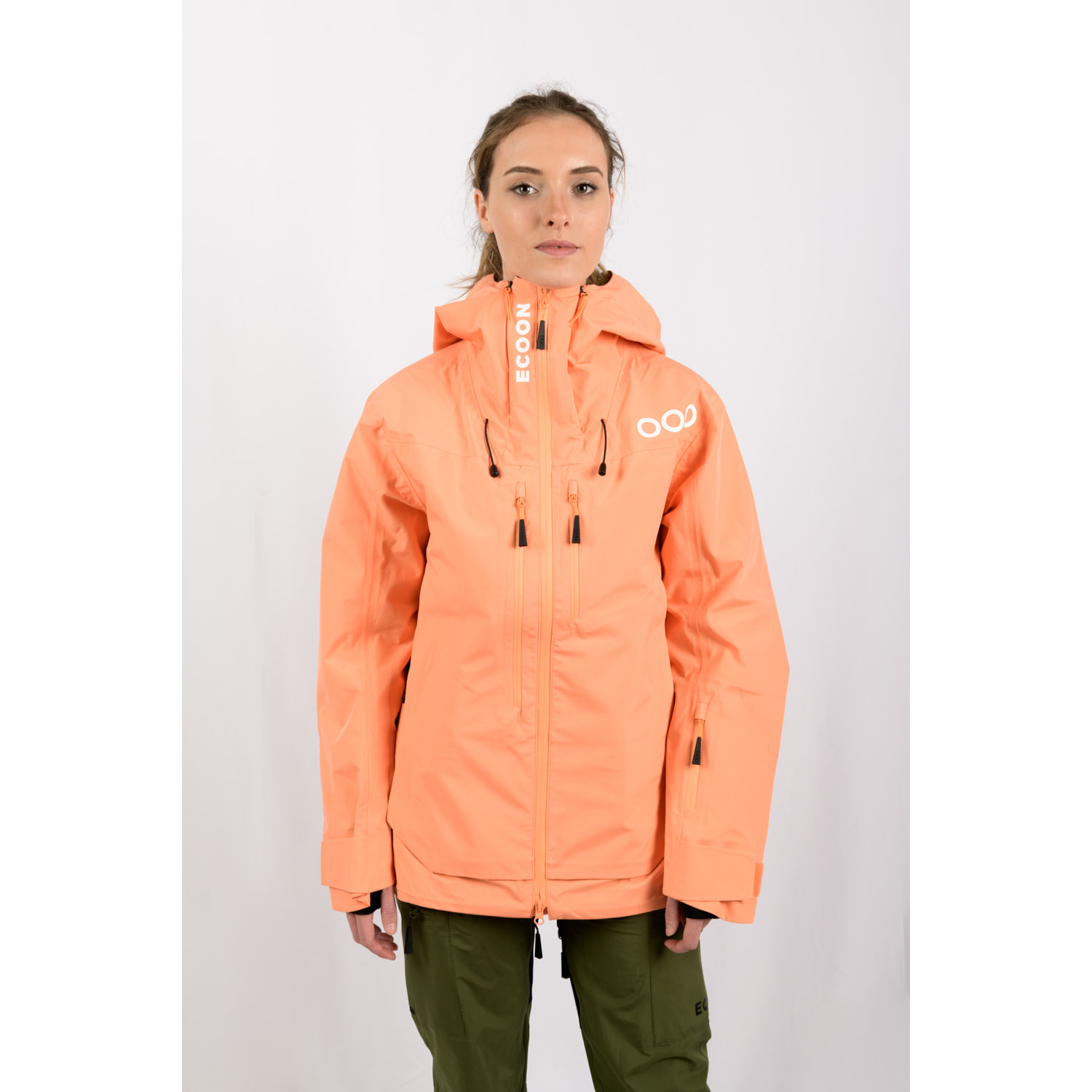 Chaqueta ECOExplorer Jacket Women marca ECOON - Naranja