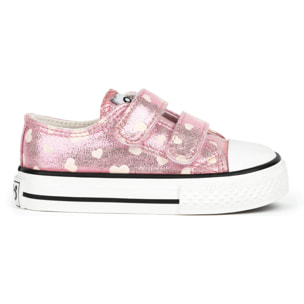 Zapatillas De Bebé Brillo Oscuridad Rosa