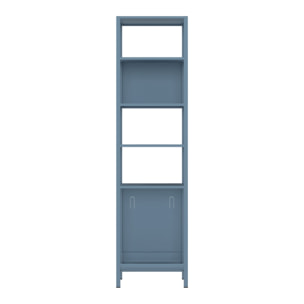 Colonna bagno in metallo 35x35x150cm blu - Pop