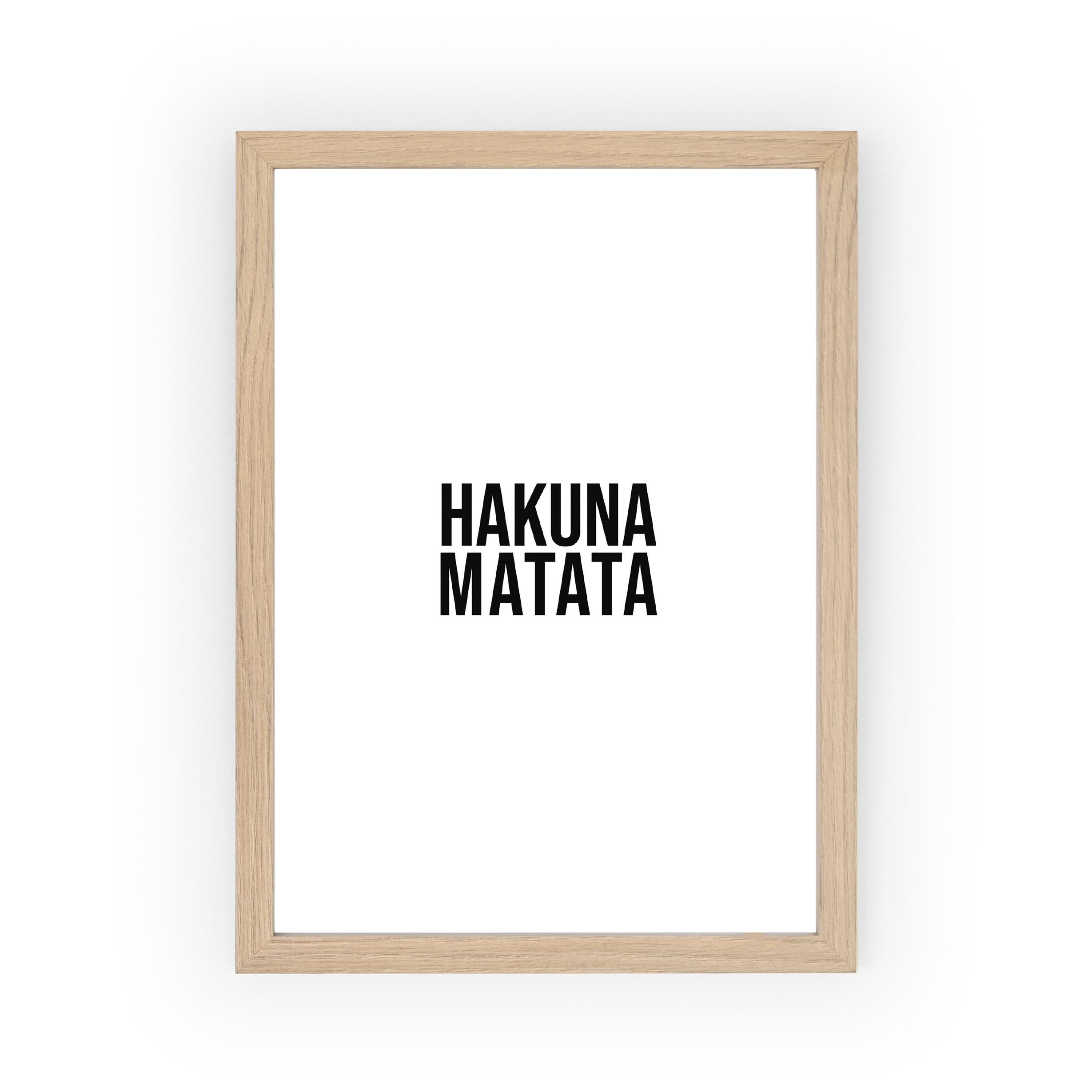 Lámina Hakuna Matata