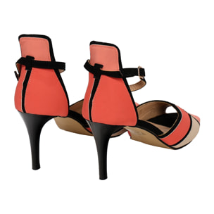 Decolletè con cinturino alla caviglia - tacco 8,5 cm