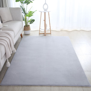 MOSCOU - Tapis uni Silver