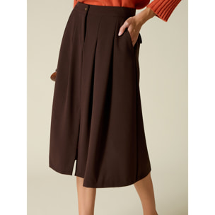 Oltre - Gonna pantalone - Marrone