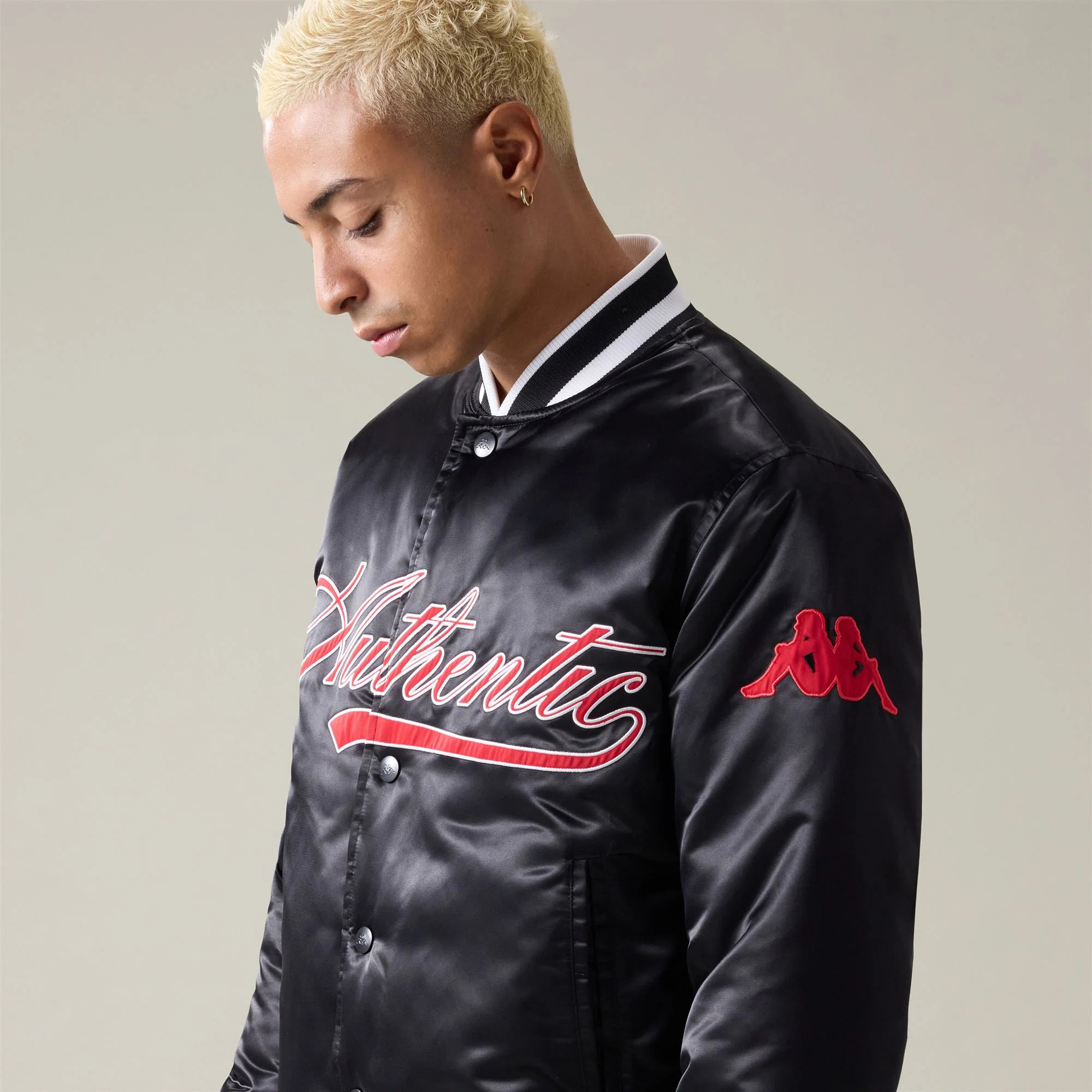 Kappa - Giacche Uomo Nero - Authentic Olao