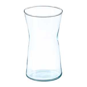 Vaso in vetro a bocca larga 21cm