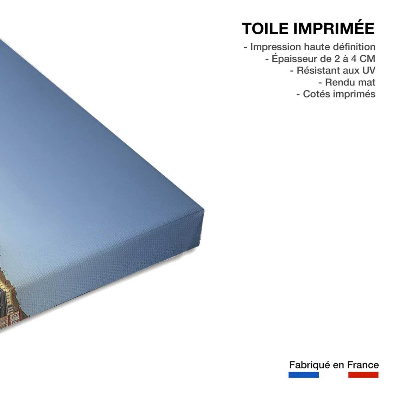 Tableau Tableau photo vue sur bayonne Toile imprimée